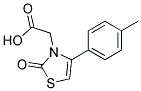 [4-(4-METHYLPHENYL)-2-OXO-1,3-THIAZOL-3(2H)-YL]ACETIC ACID Struktur