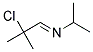 N-(2-CHLORO-2-METHYLPROPYLIDENE)ISOPROPYLAMINE Struktur