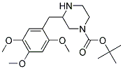 3-(2,4,5-TRIMETHOXY-BENZYL)-PIPERAZINE-1-CARBOXYLIC ACID TERT-BUTYL ESTER Struktur