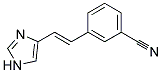 3-[2-(1H-IMIDAZOL-4-YL)-VINYL]-BENZONITRILE Struktur