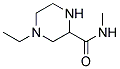 4-ETHYL-N-METHYLPIPERAZINE-2-CARBOXAMIDE Struktur