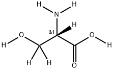 L-SERINE-D7 Struktur