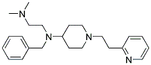 N-BENZYL-N',N'-DIMETHYL-N-[1-(2-PYRIDIN-2-YLETHYL)PIPERIDIN-4-YL]ETHANE-1,2-DIAMINE Struktur