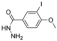 3-IODO-4-METHOXY-BENZOIC ACID HYDRAZIDE Struktur