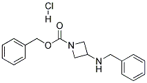 3-BENZYLAMINO-AZETIDINE-1-CARBOXYLIC ACID BENZYL ESTER HYDROCHLORIDE Struktur