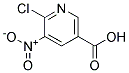 2-CHLORO-3-NITRO-5-PYRIDINECARBOXYLIC ACID Struktur