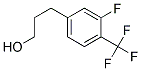 3-(3-FLUORO-4-TRIFLUOROMETHYL-PHENYL)-PROPAN-1-OL Struktur