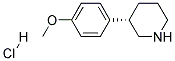 (S)-3-(4-METHOXYPHENYL)-PIPERIDINE HCL Struktur