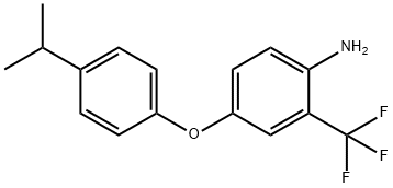 4-(4-ISOPROPYLPHENOXY)-2-(TRIFLUOROMETHYL)ANILINE Struktur