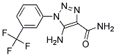 5-AMINO-1-[3-(TRIFLUOROMETHYL)PHENYL]-1H-1,2,3-TRIAZOLE-4-CARBOXAMIDE Struktur