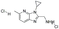 C-(3-CYCLOPROPYL-5-METHYL-3H-IMIDAZO[4,5-B]PYRIDIN-2-YL)-METHYLAMINE DIHYDROCHLORIDE Struktur