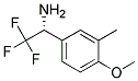 (R)-2,2,2-TRIFLUORO-1-(4-METHOXY-3-METHYL-PHENYL)-ETHYLAMINE Struktur