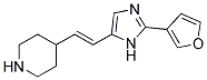 4-[2-(2-FURAN-3-YLIMIDAZOL-4-YL)VINYL]PIPERIDINE Struktur