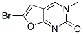 6-BROMO-3-METHYL-3H-FURO[2,3-D]PYRIMIDIN-2-ONE Struktur