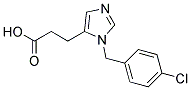 3-[3-(4-CHLOROBENZYL)IMIDAZOL-4-YL]PROPIONIC ACID Struktur