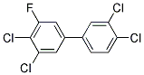 5-FLUORO-3,3',4,4'-TETRACHLOROBIPHENYL Struktur