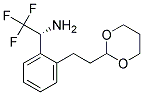 (R)-1-[2-(2-[1,3]DIOXAN-2-YL-ETHYL)-PHENYL]-2,2,2-TRIFLUORO-ETHYLAMINE Struktur