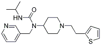 N'-ISOPROPYL-N-(PYRIDIN-3-YLMETHYL)-N-(1-[2-(2-THIENYL)ETHYL]PIPERIDIN-4-YL)UREA Struktur