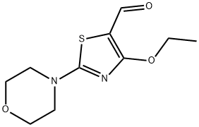 4-ETHOXY-2-MORPHOLIN-4-YL-THIAZOLE-5-CARBALDEHYDE Struktur