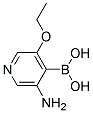 3-ETHOXY-5-AMINO-4-PYRIDINYLBORONIC ACID Struktur