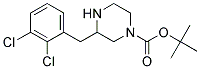 3-(2,3-DICHLORO-BENZYL)-PIPERAZINE-1-CARBOXYLIC ACID TERT-BUTYL ESTER Struktur