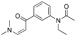 (Z)-N-(3-(3-(DIMETHYLAMINO)ACRYLOYL)PHENYL)-N-ETHYLACETAMIDE Struktur