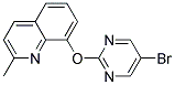 8-[(5-BROMOPYRIMIDIN-2-YL)OXY]-2-METHYLQUINOLINE Struktur