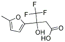 4,4,4-TRIFLUORO-3-HYDROXY-3-(5-METHYL-2-FURYL)BUTANOIC ACID Struktur