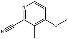 4-METHOXY-3-METHYL-PYRIDINE-2-CARBONITRILE Struktur