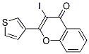 3-IODO-2-THIOPHEN-3-YL-CHROMEN-4-ONE Struktur