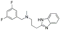 3-(1H-BENZIMIDAZOL-2-YL)-N-(3,5-DIFLUOROBENZYL)-N-METHYLPROPAN-1-AMINE Struktur