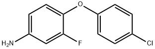 4-(4-CHLOROPHENOXY)-3-FLUOROANILINE Struktur