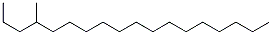 4-METHYLOCTADECANE Struktur