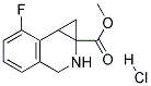 METHYL 7-FLUORO-1A,2,3,7B-TETRAHYDRO-1H-CYCLOPROPA[C]ISOQUINOLINE-1A-CARBOXYLATE HYDROCHLORIDE Struktur