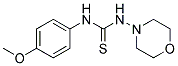 N-(4-METHOXYPHENYL)-N'-MORPHOLIN-4-YLTHIOUREA Struktur