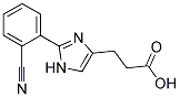 3-[2-(2-CYANOPHENYL)IMIDAZOL-4-YL]-PROPIONIC ACID Struktur