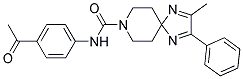 N-(4-ACETYLPHENYL)-2-METHYL-3-PHENYL-1,4,8-TRIAZASPIRO[4.5]DECA-1,3-DIENE-8-CARBOXAMIDE Struktur