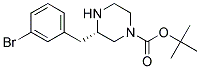 (S)-3-(3-BROMO-BENZYL)-PIPERAZINE-1-CARBOXYLIC ACID TERT-BUTYL ESTER Struktur