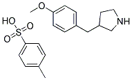 3-(4-METHOXYBENZYL)PYRROLIDINE 4-METHYLBENZENESULFONATE Struktur