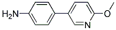 4-(6-METHOXY-PYRIDIN-3-YL)-PHENYLAMINE Struktur