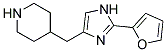 4-(2-FURAN-2-YL-1H-IMIDAZOL-4-YLMETHYL)-PIPERIDINE Struktur