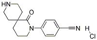 4-(1-OXO-2,9-DIAZASPIRO[5.5]UNDECAN-2-YL)BENZONITRILE HYDROCHLORIDE Struktur