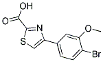 4-(4-BROMO-3-METHOXY-PHENYL)-THIAZOLE-2-CARBOXYLIC ACID Struktur