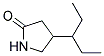 4-(1-ETHYLPROPYL)PYRROLIDIN-2-ONE Struktur