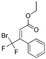 (E)-4-BROMO-4,4-DIFLUORO-3-PHENYL-BUT-2-ENOIC ACID ETHYL ESTER Struktur