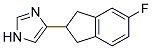 4-(5-FLUORO-INDAN-2-YL)-1H-IMIDAZOLE Struktur