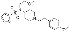 N-(2-METHOXYETHYL)-N-(1-[2-(4-METHOXYPHENYL)ETHYL]PIPERIDIN-4-YL)THIOPHENE-2-SULFONAMIDE Struktur