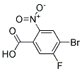 4-BROMO-5-FLUORO-2-NITROBENZOIC ACID Struktur