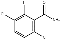 3,6-DICHLORO-2-FLUOROBENZAMIDE Struktur