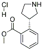 (S)-METHYL 2-(PYRROLIDIN-3-YL)BENZOATE HYDROCHLORIDE Struktur